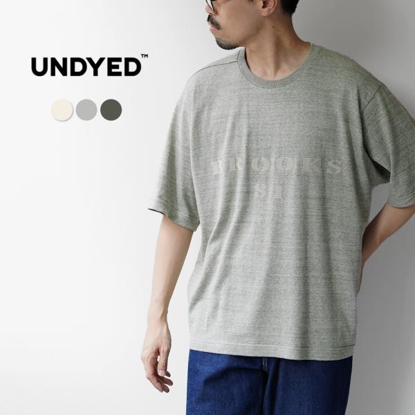 UNDYED（アンダイド） 無染色オーガニックコットン 18GG ニットソー BROOKS81 / ...