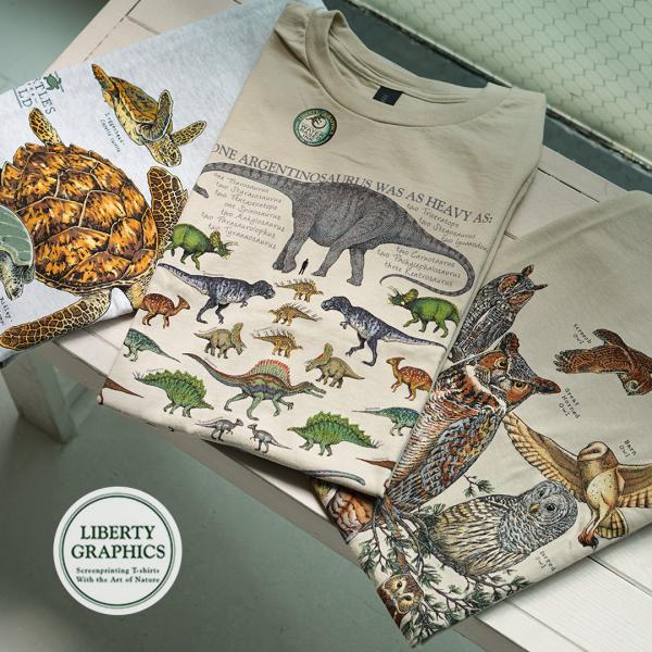 LIBERTY GRAPHICS（リバティ グラフィックス） アニマル プリント Tシャツ / カッ...