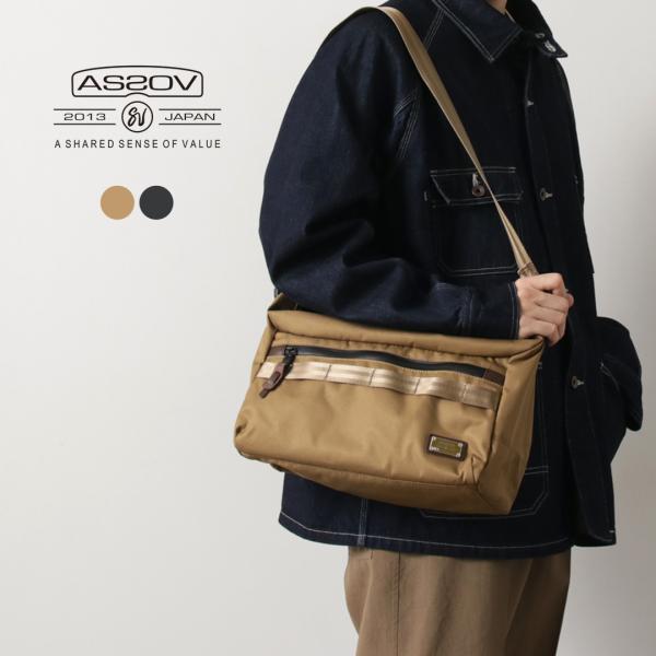 AS2OV（アッソブ） コーデュラ ドビー 2way ショルダーバッグ M / メンズ ショルダー ...