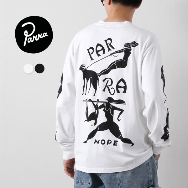 BY PARRA（バイパラ） ドッグトレーニング ロングスリーブTシャツ / メンズ 長袖 ロンT ...