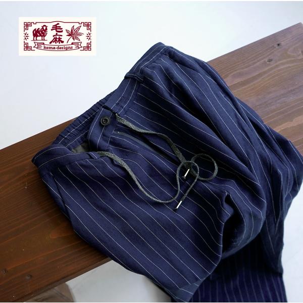 KEMA DESIGNS（ケマデザインズ） ビスコースリネン イージートラウザー / メンズ イージ...