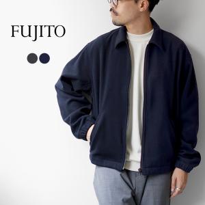 FUJITO（フジト） リサイクルウールツイル ジップアップブルゾン / メンズ 日本製 アウター Zip Up Blouson
