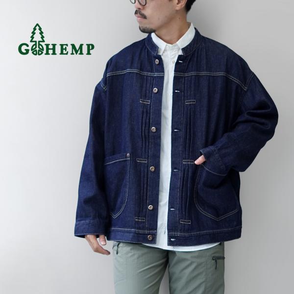 GOHEMP（ゴーヘンプ） 9oz 3タック Gジャン / デニムジャケット メンズ アウター ワン...