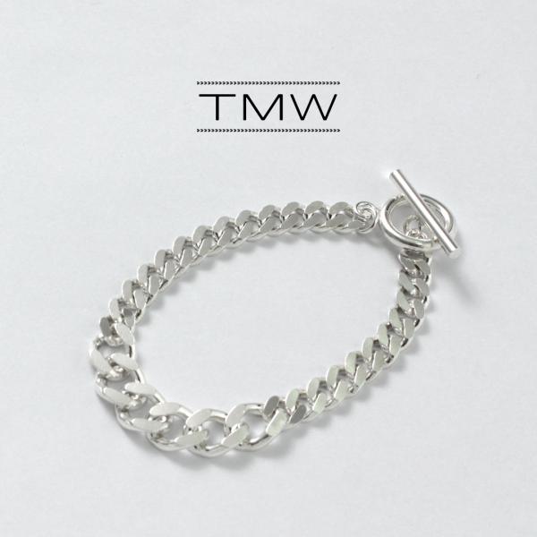 TMW（トラディショナルモダンワークス） スターリングシルバー ケーブルチェーンブレスレット 喜平チ...