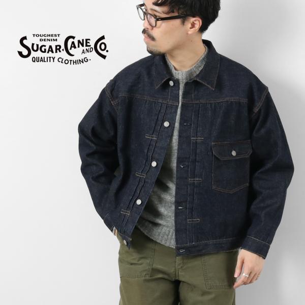SUGAR CANE（シュガーケーン） 13.5ozデニム 1stタイプ Gジャン スプリットバック...