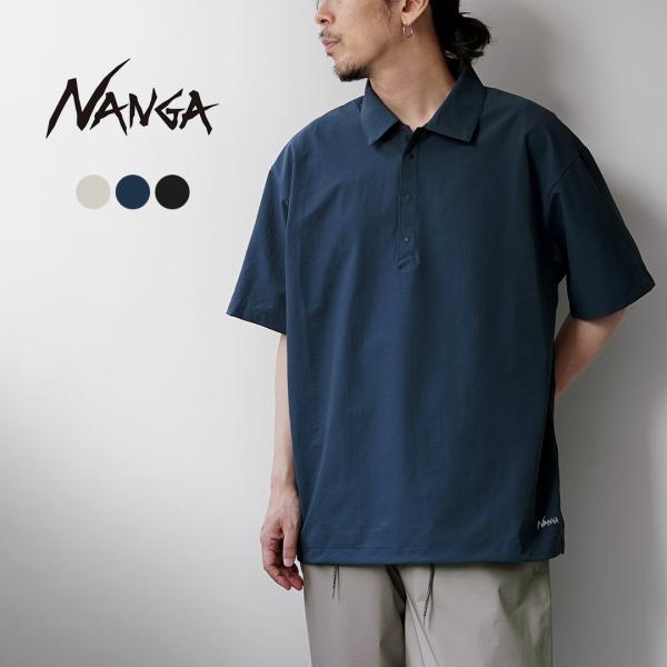 NANGA（ナンガ） ドットエアー コンフィー ポロシャツ / メンズ 吸水速乾 ストレッチ