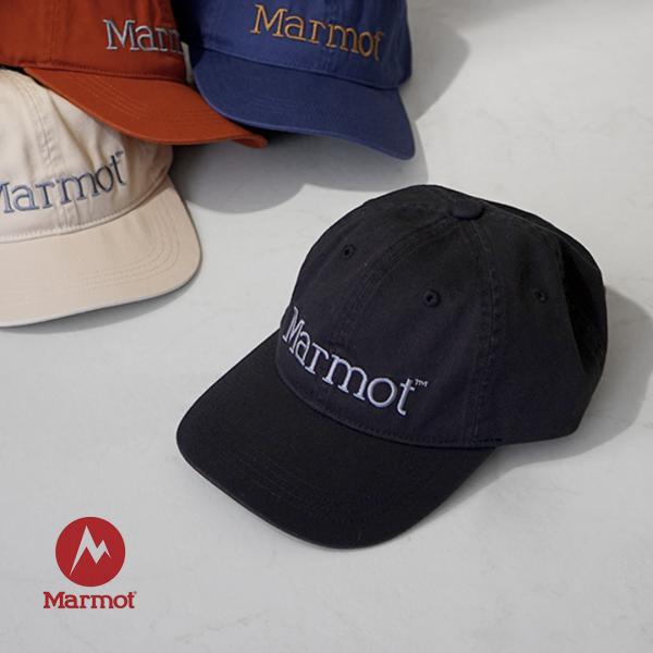 MARMOT（マーモット） ビッグロゴ キャップ / メンズ 刺繍 吸水速乾 UVカット アウトドア