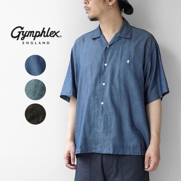 GYMPHLEX（ジムフレックス） オープンカラーシャツ ショートスリーブ / メンズ