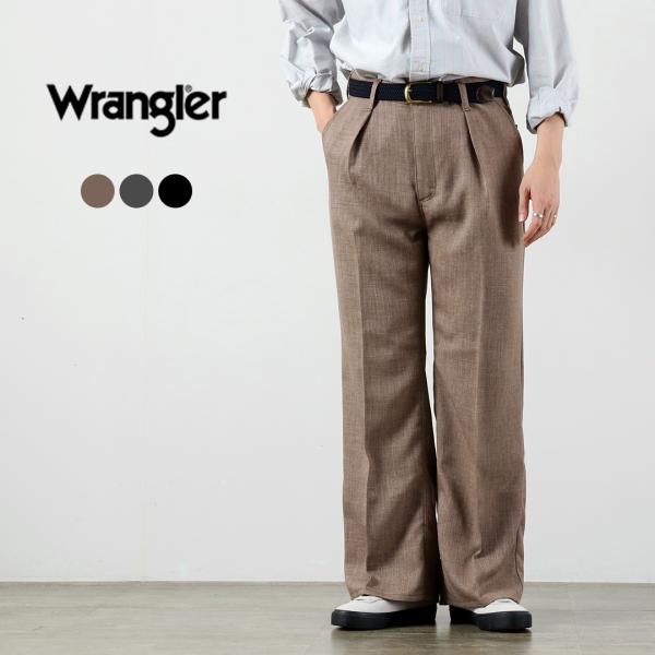 WRANGLER（ラングラー） ランチャー ワイド リネンライクファブリック パンツ / メンズ