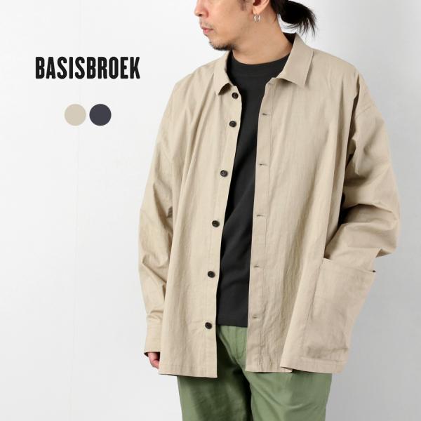 BASISBROEK（バージスブルック） オルガン コットンリネン シャツジャケット 日本製 / メ...