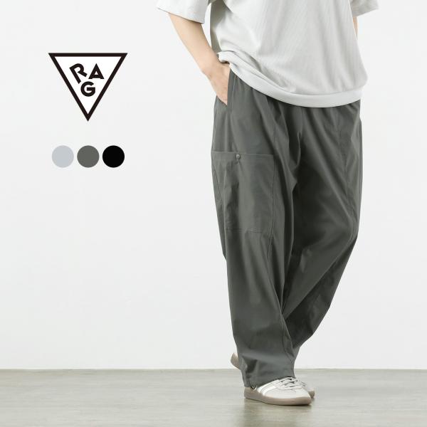 RAG（ラグ） ソフトシェル テック トラックパンツ 日本製 / メンズ ウエストゴム 総ゴム