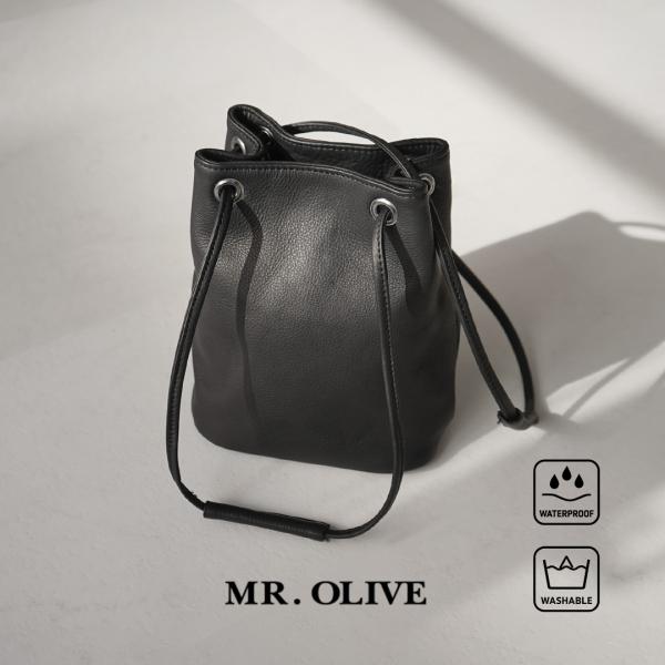 MR.OLIVE（ミスターオリーブ） 2way スモール シリンダー バッグ インパーマレザー / ...