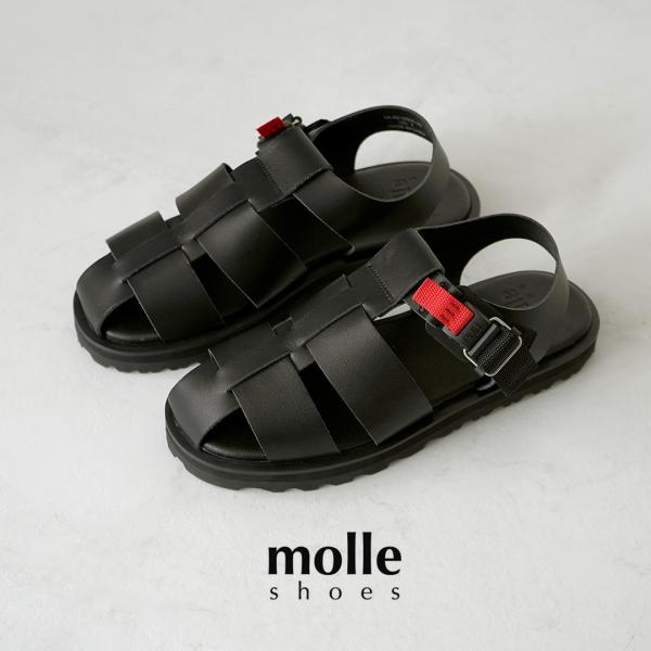 MOLLE SHOES（モールシューズ） フィドロック グルカサンダル / メンズ レザー 本革
