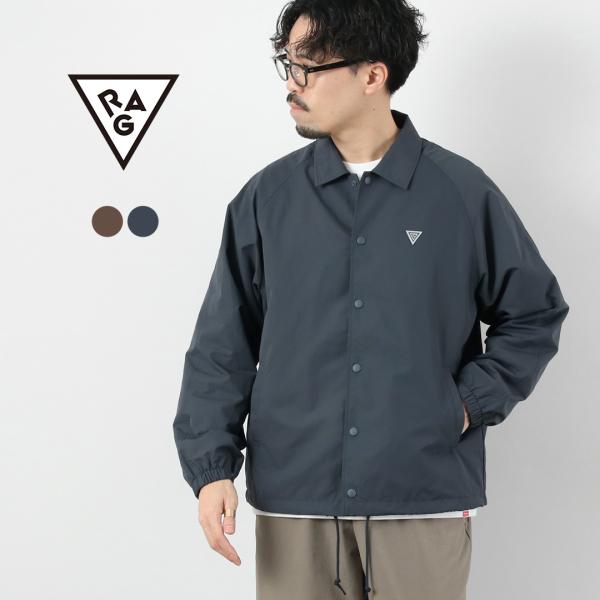 RAG（ラグ） コーチジャケット / メンズ ナイロン 撥水 防風 透湿 日本製