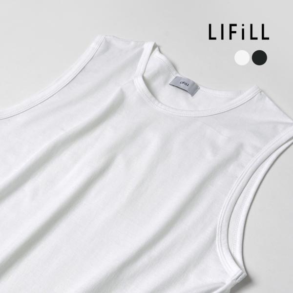 LIFiLL（リフィル） コットニー スリーブレスアンダーウエア ノースリーブ タンクトップ 日本製...