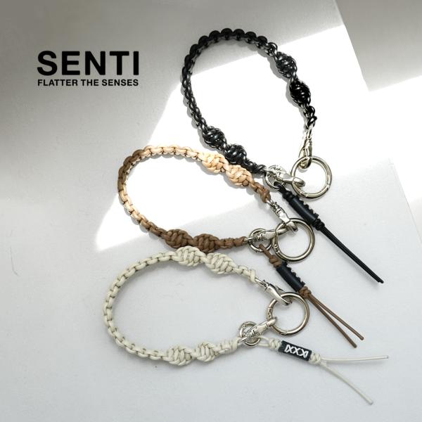 SENTI（センティ） ブレイディングレザー ハンドストラップ 日本製 / メンズ レディース 本革