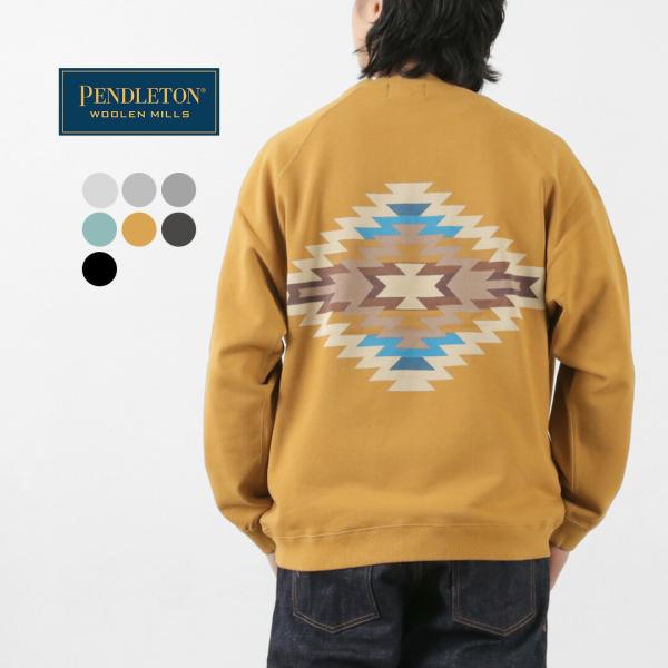 PENDLETON（ペンドルトン） ラグランスリーブ バックプリント プルオーバースウェット 202...