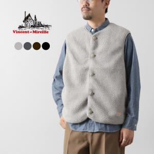 【旧商品】VINCENT ET MIREILLE（ヴァンソン エ ミレイユ） ボア ベスト 2024年モデル / メンズ 保温 BOA VEST