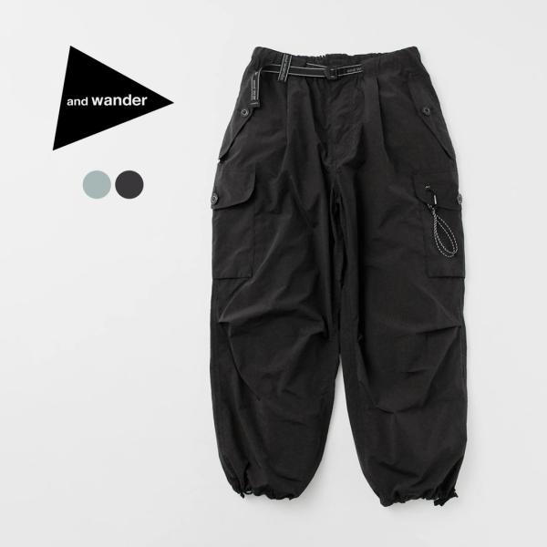 AND WANDER（アンドワンダー） オーバーサイズ カーゴパンツ 2025年モデル / メンズ ...