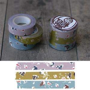 倉敷意匠計画室 関美穂子 マスキングテープ 3色セット(24mm) 45322