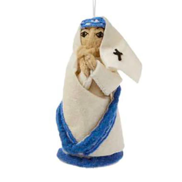 SILK ROAD BAZAAR マザー・テレサ Mother Teresa フェルト製オーナメント