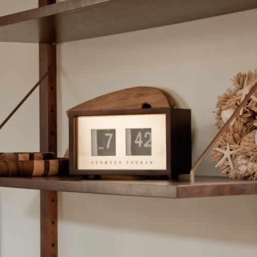 HERMOSA ピボットクロック ウォールナット PIVOT CLOCK RP-002