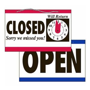 HY-KO 6x9.5 OPEN/CLOSEDサイン HY-CL-1