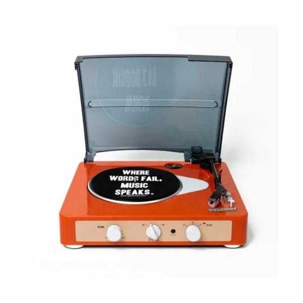 Gadhouse レコードプレーヤー Brad Retro record（TANGERINE）GAD...