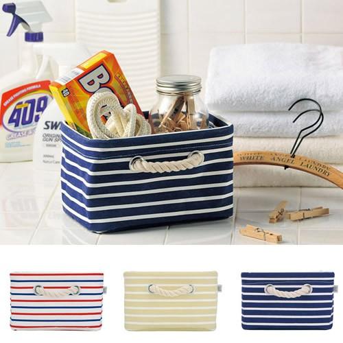 Pilier 収納ボックス　スクウェアショート/ボーダーSQSS