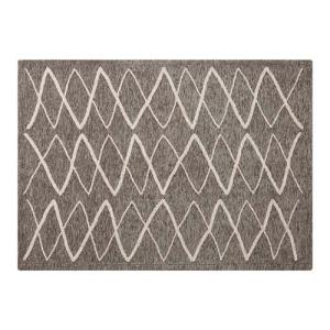BRID オーガニックハンドドローイングラグ zigzag 50×70cm001317