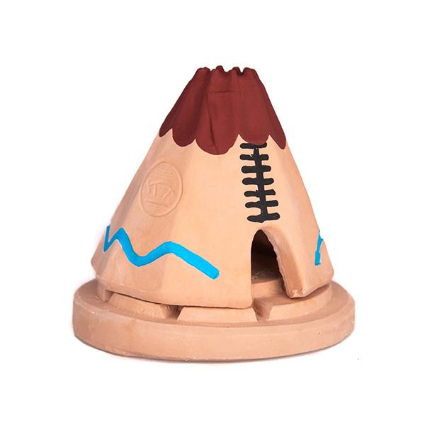 Incienso de Santa Fe ティピー Teepee インセンスバーナー 松の天然木製お...