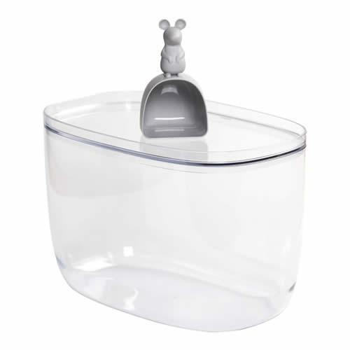 QUALY ラッキーマウス ライスコンテナ 7L &amp; スクープ