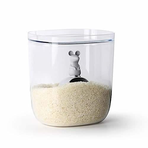 QUALY ラッキーマウス ライスコンテナ 3.5L &amp; スクープ