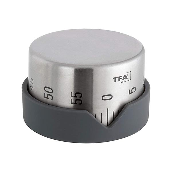 TFA アナログキッチンタイマー made of stainless steel DOT 38.10...