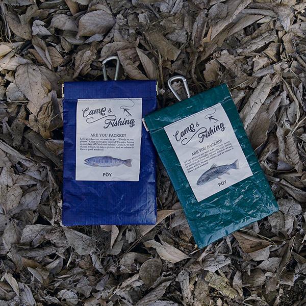 POY ポケッタブル トラッシュ ポーチ FISHING フィッシング 14879