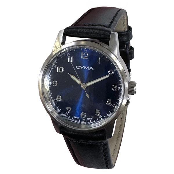 CYMA ロイヤルネイビー レディース腕時計 14560-D デッドストック