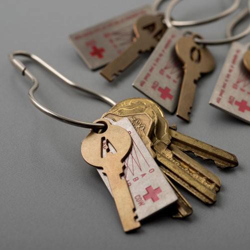 CANDY DESIGN&amp;WORKS ブラッドタイプキープレート Blood Type Key Pl...