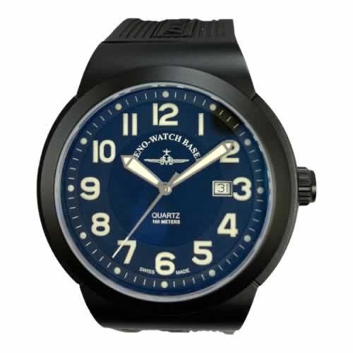 ZENO-WATCH BASEL クオーツチタニウム メンズパイロットウォッチ 201-1 BW（ブ...