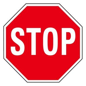 HY-KO 18x18 HeavyDutyアルミサインプレート（STOP SIGN） HY-HW-31｜rodcontrol