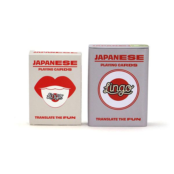 Lingo プレイング カード  "ジャパニーズ ウェイフェラー ティン" 缶ケース入り