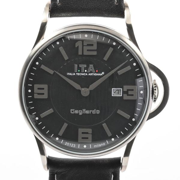 アイティエー ガリアルド 腕時計 23.00.04  ブラック メンズ 未使用品