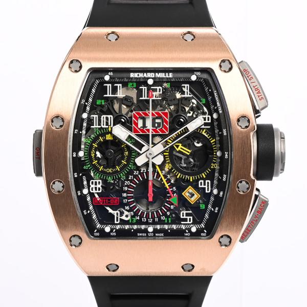 リシャールミル フライバック クロノグラフ RM11-02 スケルトン メンズ 中古A品 腕時計 