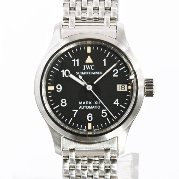 アイダブリュシー マーク12 腕時計 IW442102  ブラック ボーイズ 中古A品