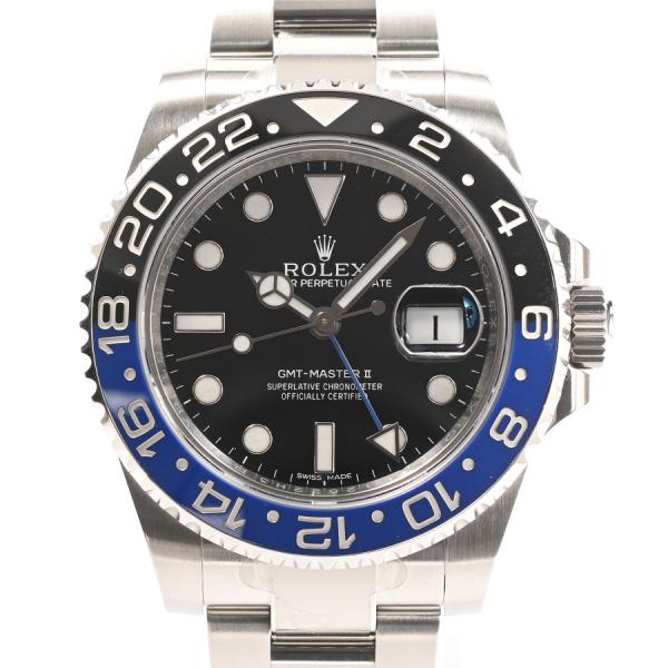 ロレックス GMTマスター2 オマーン 腕時計 116710BLNR ランダム品番 ブラック メンズ...