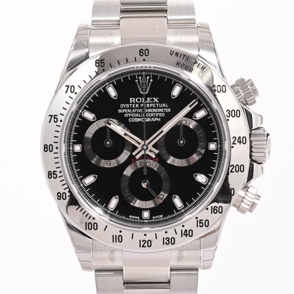 ロレックス デイトナ 腕時計 116520 ランダム品番 ブラック メンズ 未使用品