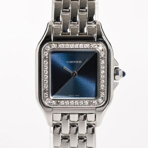 カルティエ パンテール ドゥ カルティエSM 腕時計 W4PN0013  ブルー レディース 中古A品｜rodeo-shop