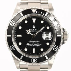 ロレックス サブマリーナー 腕時計 16610 F番 ブラック メンズ 中古A品｜rodeo-shop