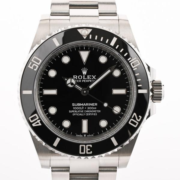 ロレックス サブマリーナー 腕時計 124060 ランダム品番 ブラック メンズ 中古A品
