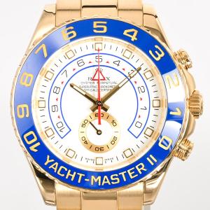 ロレックス ヨットマスター2 腕時計 116688 M番 ホワイト メンズ 中古A品｜rodeo-shop