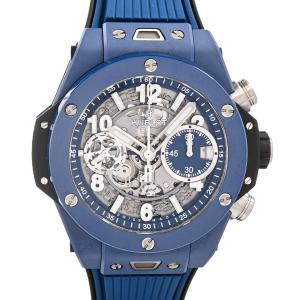 ウブロ ビックバン ウニコ UEFAチャンピオンズリーグ 腕時計 441.EX.5129.RX.UCL22 スケルトン メンズ 中古A品